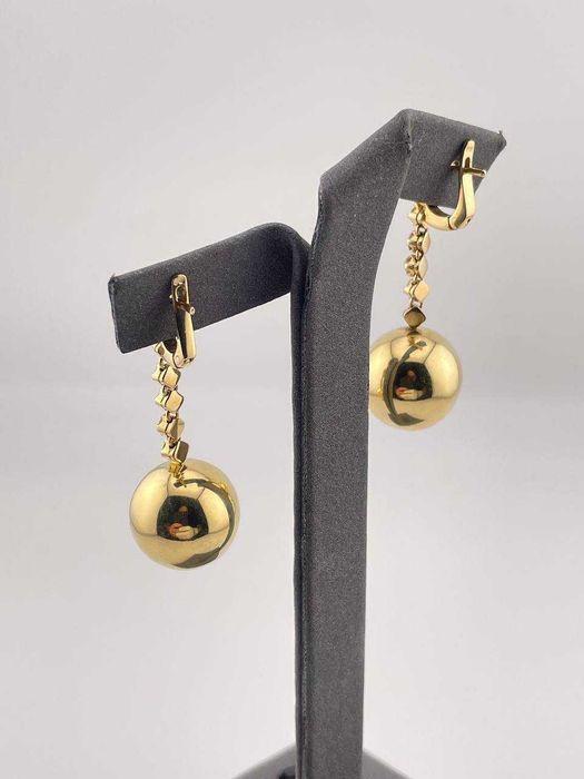 Серьги Шар c Бриллиантами