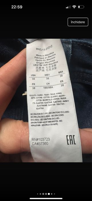 Blugi barbat A|X Armani Exchange