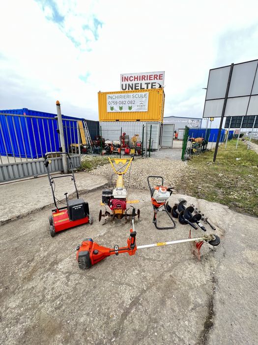 Inchireiz betoniera scarificator generator curent cilindru gazon