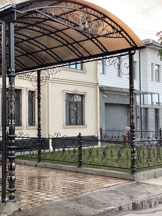 Навес, Решотка, Перила, Ограждения, Лексан. Металлоконструкция