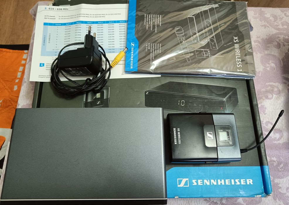 SENNHEISER Безжично за инструмент+ SENNHEISER микрофон за духови