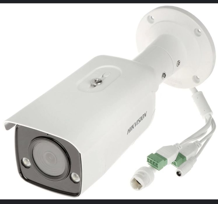 Camera supraveghere IP exterior Hikvision AcuSense DarkFighter DS-2CD2T86G2-4I, 4K, IR 80 m, 2.8 mm, PoE