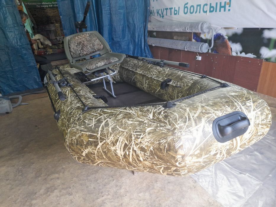 Лодка,эл.мотор,кресло,аккамулятор 130 ампер.