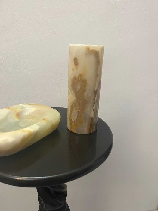 Set 2 bibelouri din onix bibelou figurine figurina statuete scrumiera