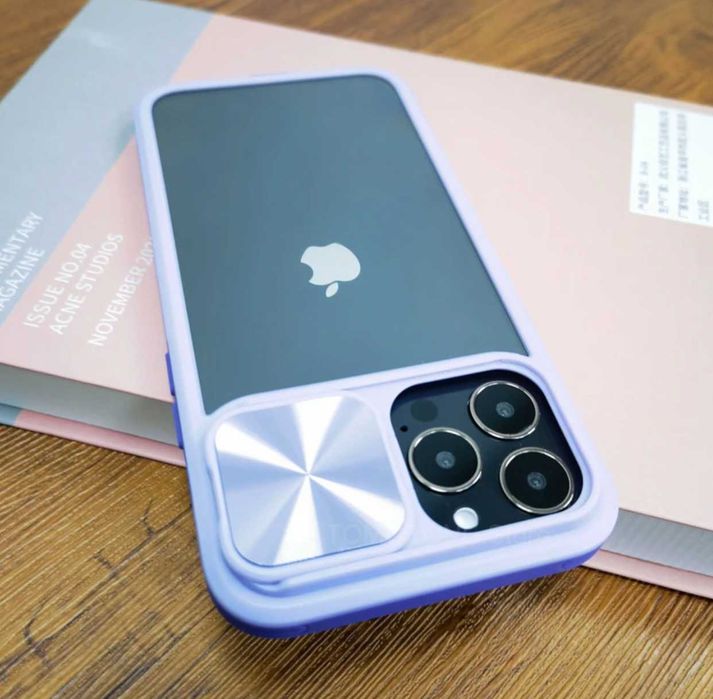 Husa Premium transparenta cu protectie metalica pt. iPhone 13 Pro Max