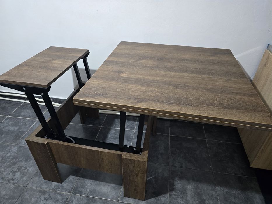 Masă extensibilă multifuncțională 3 în 1