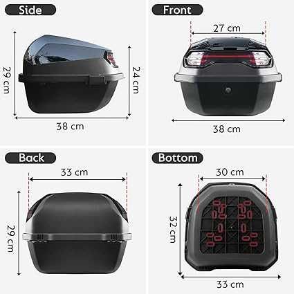 Cutie de bagaje pentru motocicletă