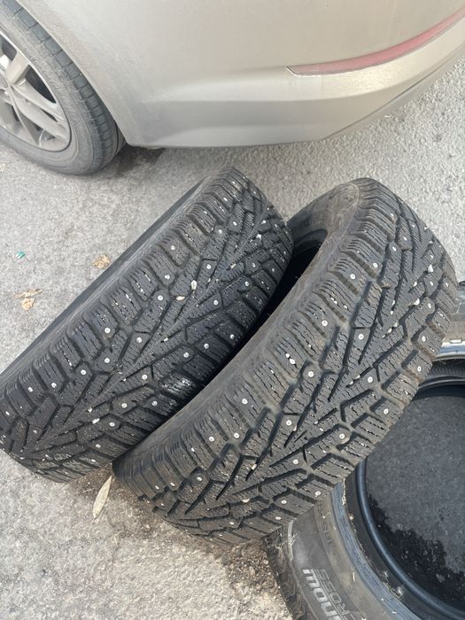 Продам комплек резины 195/65/15 cordiant snow cross
