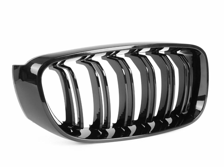 Grila DublaNari BMW Seria 3 F30 F32 F31 F34 F35 F36 Negru Lucios