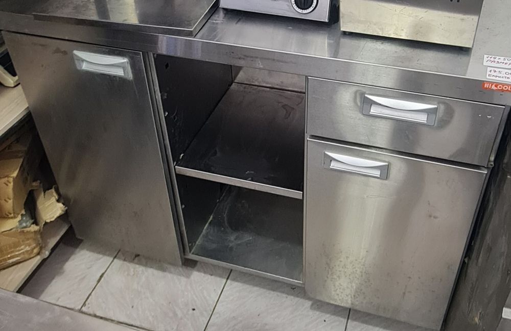 Тепловой стол из нержавеющей стали