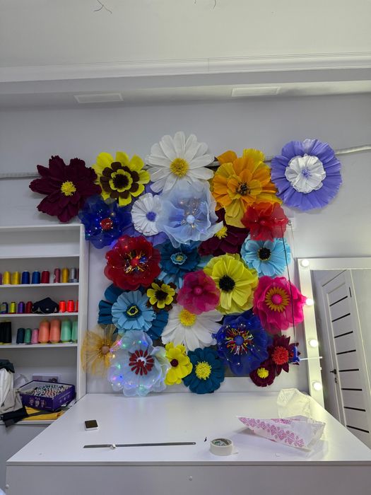 3D настенные цветы