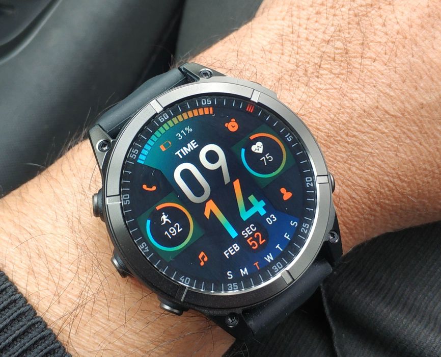 GS(Garmin) Fenix 8 . 1.43mm.Black.