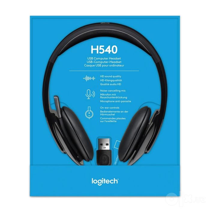 # Наушник Logitech H540 USB для Call центров и для компьютера