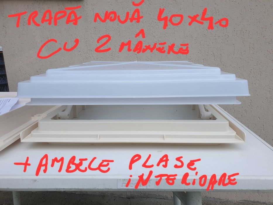 Trape (ferestre de tavan) pentru rulote, autorulote, etc
