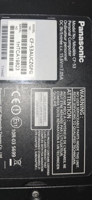 Laptop Panasonic CF-53 i5 Thoughbook