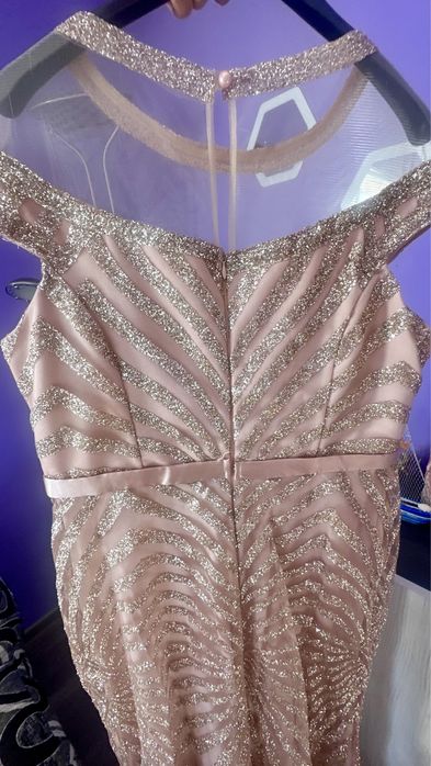 Елегантна вечерна официална рокля, голям размер XL