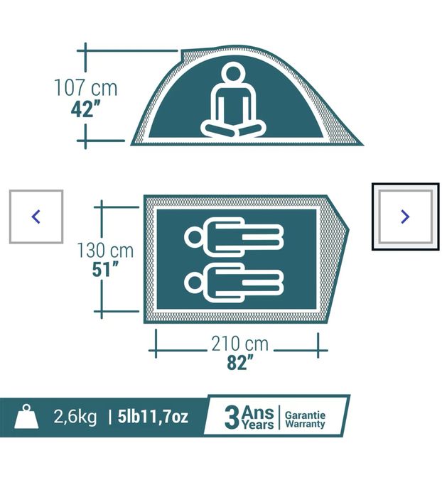 палатка 2х местная