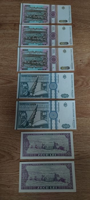 Bancnote vechi serii consecutive