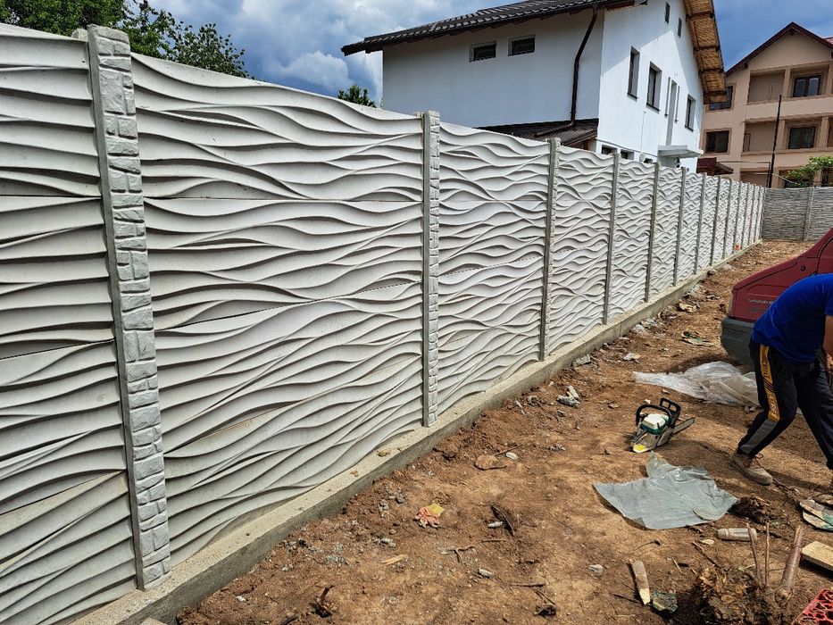 Gard placi beton/prefabricate