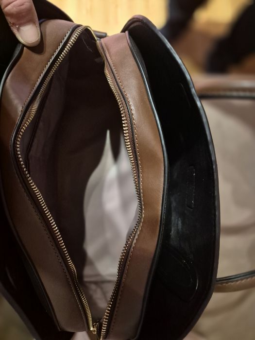 Geanta din piele maro