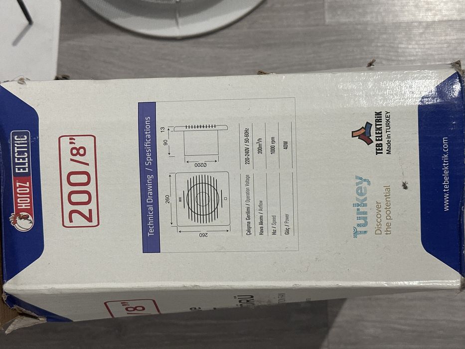 Horoz electric - вытяжка для санузла