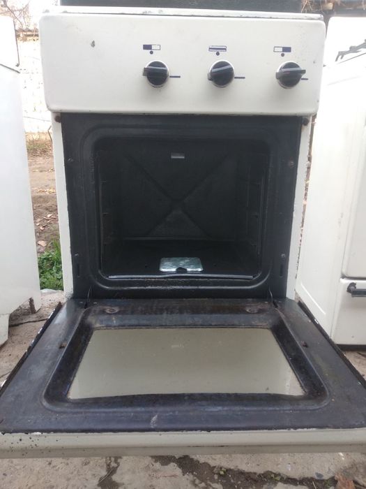 Газовая плита в рабочем состоянии