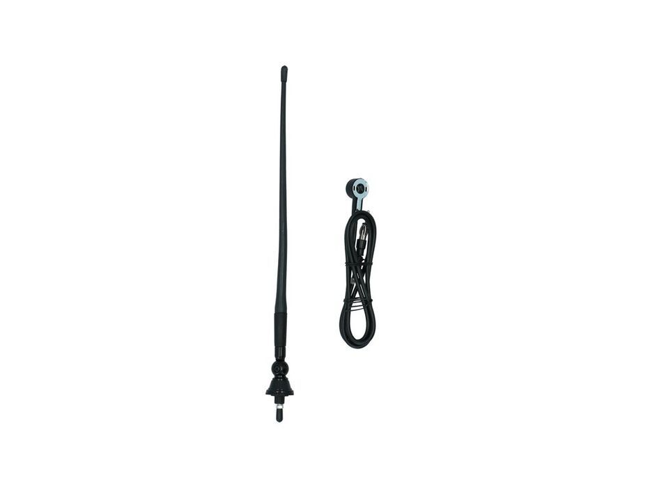 Antena auto cauciucata Carpoint 33 cm, ajustabila 0-180 grade, cu cablu 1,3 m, montaj pe suprafata
