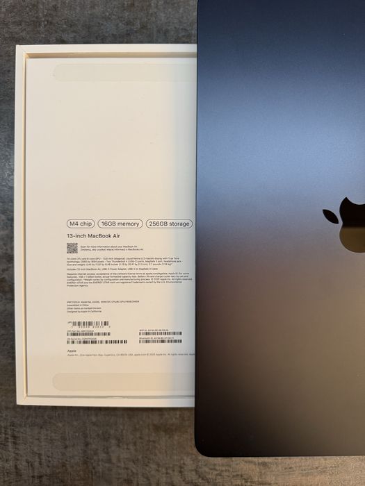 Лаптоп Apple - MacBook Air 13, 13.6'', 16GB/256GB, Midnight