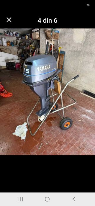 Barca din aluminiu Cranchi River 420 si motor yamaha de 15 cp in 4 timpi