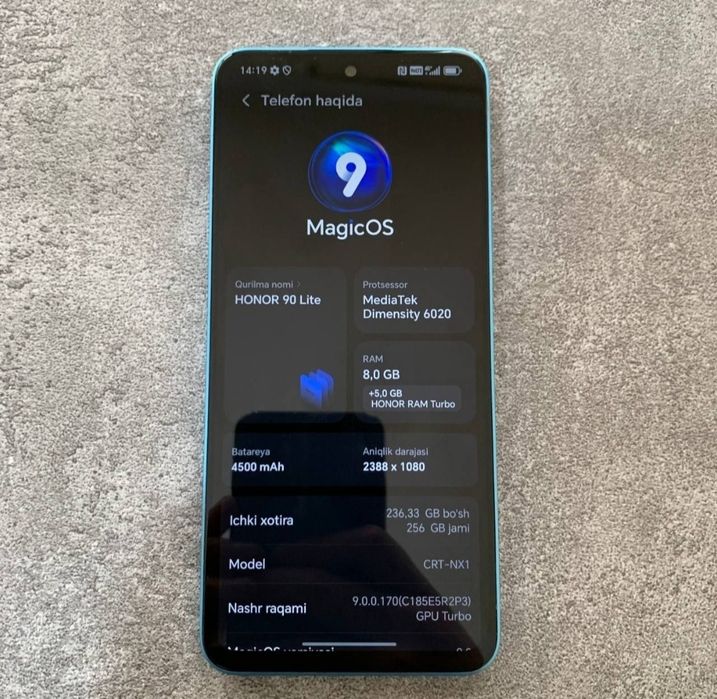 HONOR 90 lite srocni sotiladi