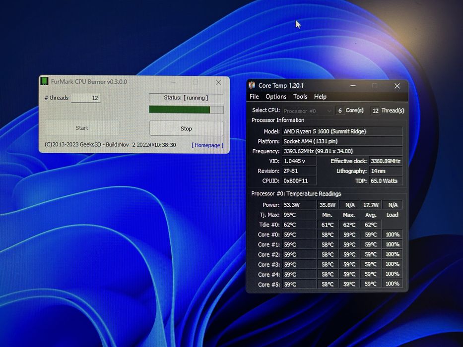 PC Gaming – Gata de joacă | Ryzen 5 1600 + RX 580 8GB | Windows 11 Pro