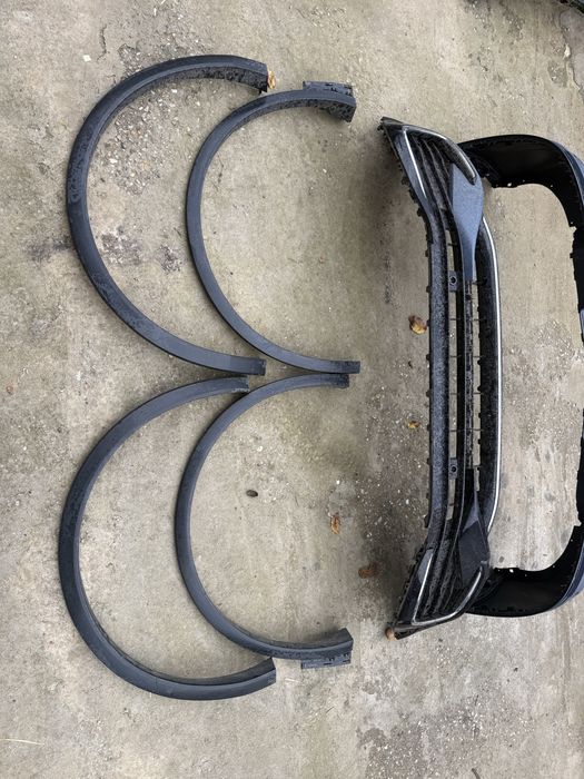 Spoiler grila bara fata ornamente aripa tiguan 2 facelift