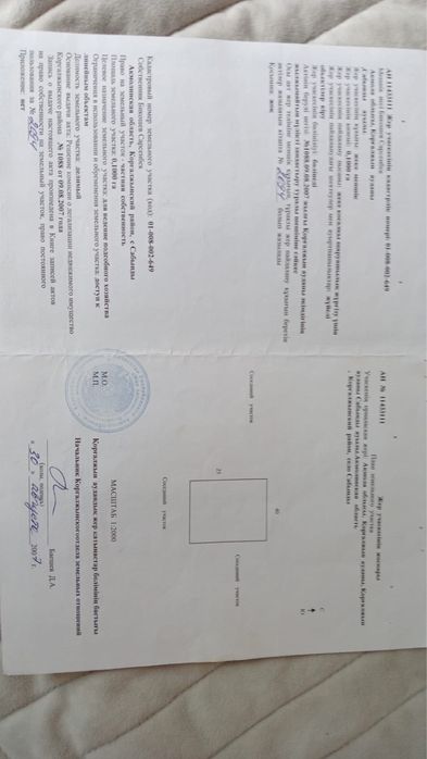 Пролам землю в поселке Сабынды