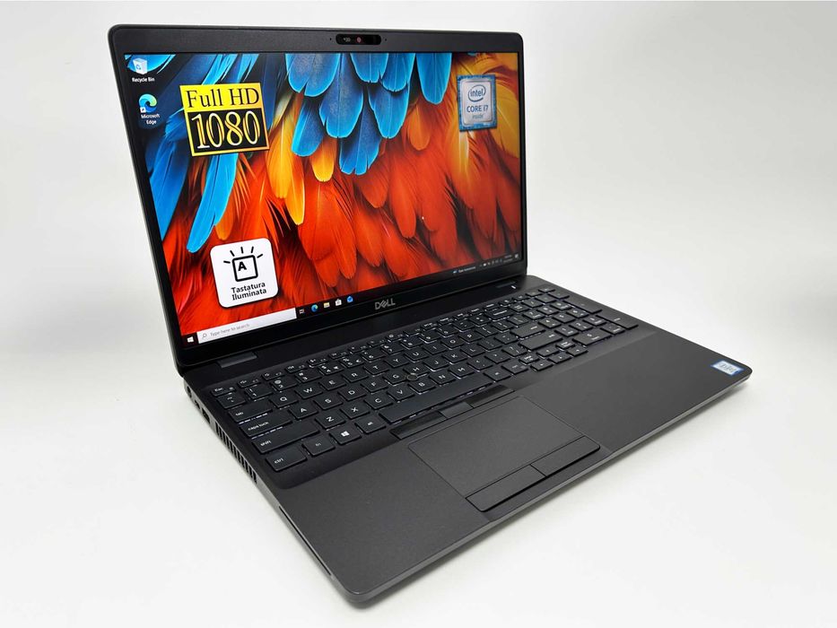 Laptop Dell Latitude 5501 Intel i7 9850H 16 gb ram 256 gb ssd Ecran 15.6 inch Full HD Gama business ultrabook Windows 11 Factura si Garantie 1 an