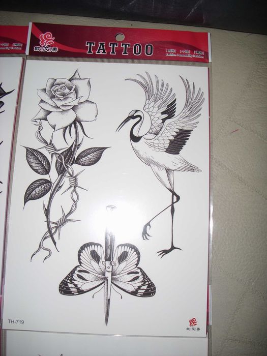 Временни татуировки - водоустойчиви. Промо цена