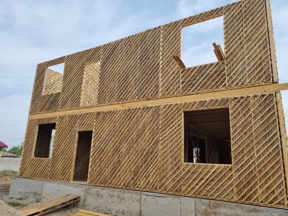 Каркасный дом 4000 тг за м2