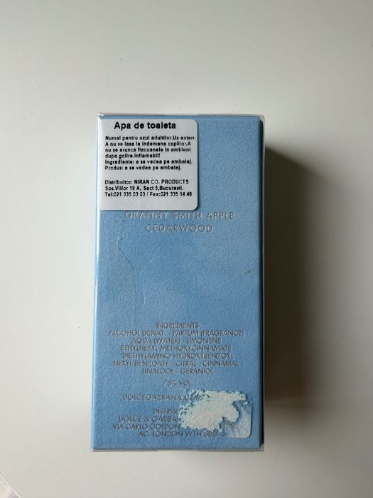 Parfum Dolce & Gabbana Light Blue 30ML SIGILAT