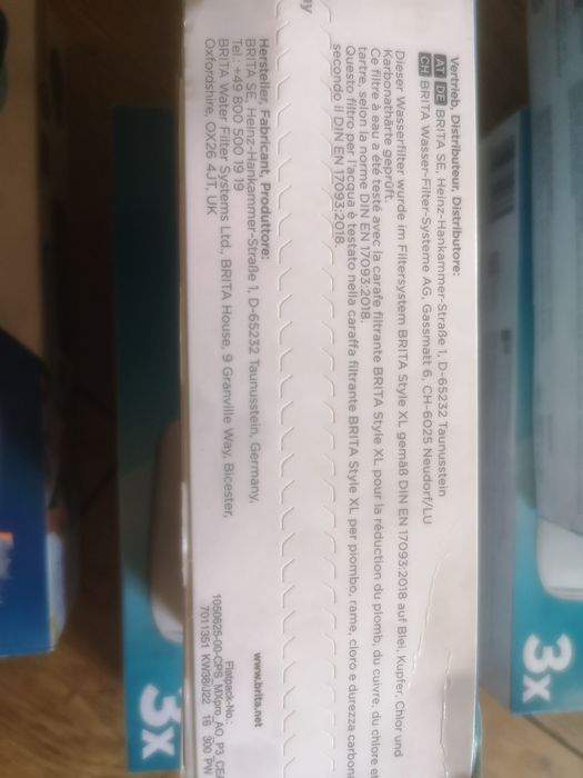 Филтри за вода Brita Pro - 3бр кутия