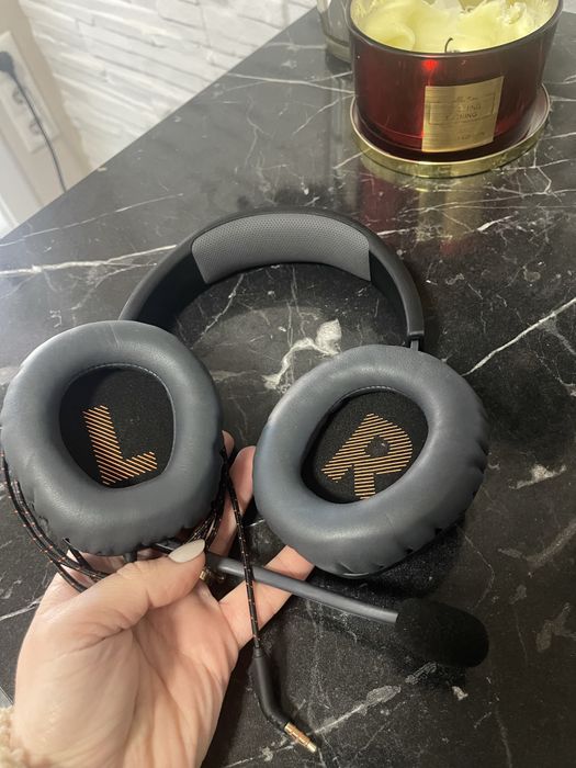 Casti JBL Tune 530, Cu fir, On-ear, Microfon, Jack 3.5mm, negru