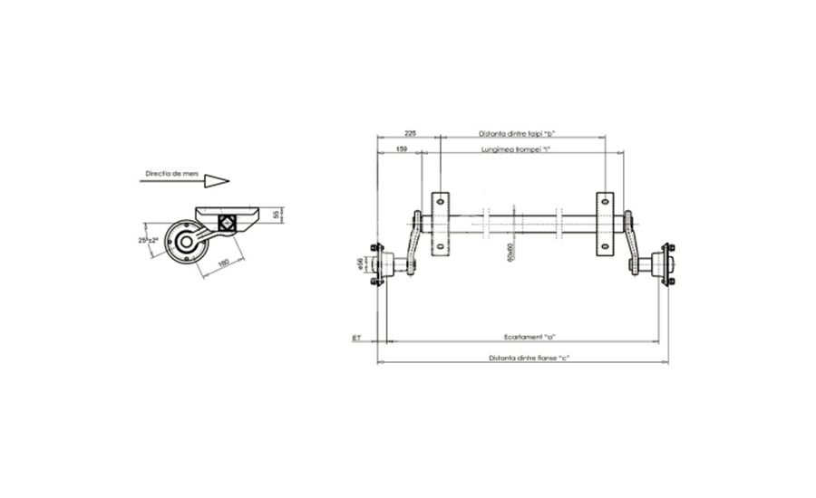 Axa Knott 1350kg – 1300mm, 1400mm, 1500mm