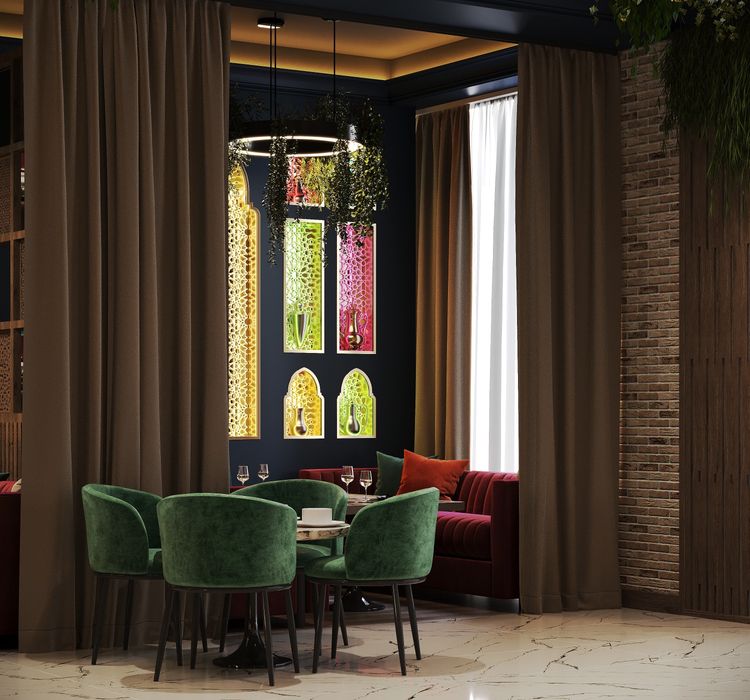 Дизайнер интерьер ресторан квартира