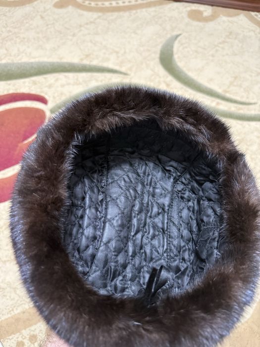 Норковая шапка мужская