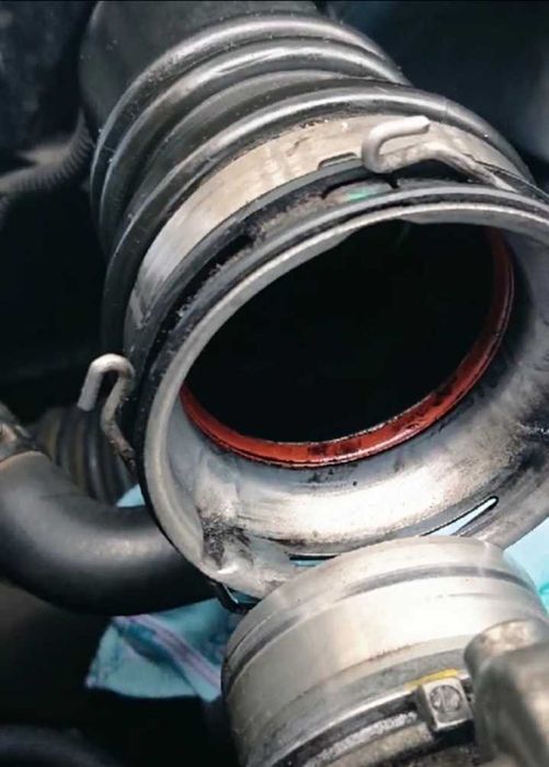 О пръстен Въздуховод след интерколера  Astra j , Астра ж