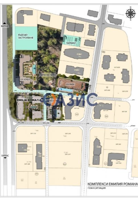 Голям двустаен апартамент с просторна веранда, Слънчев Бряг,154 000