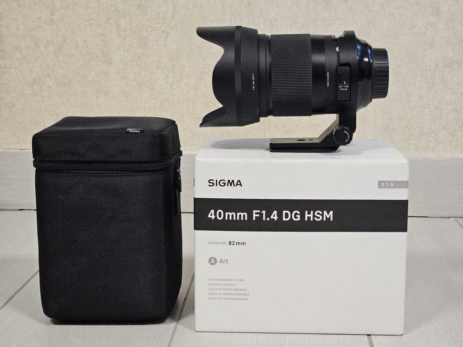 Vand obiectiv Sigma 40mm Art f/1.4 , montura Nikon F