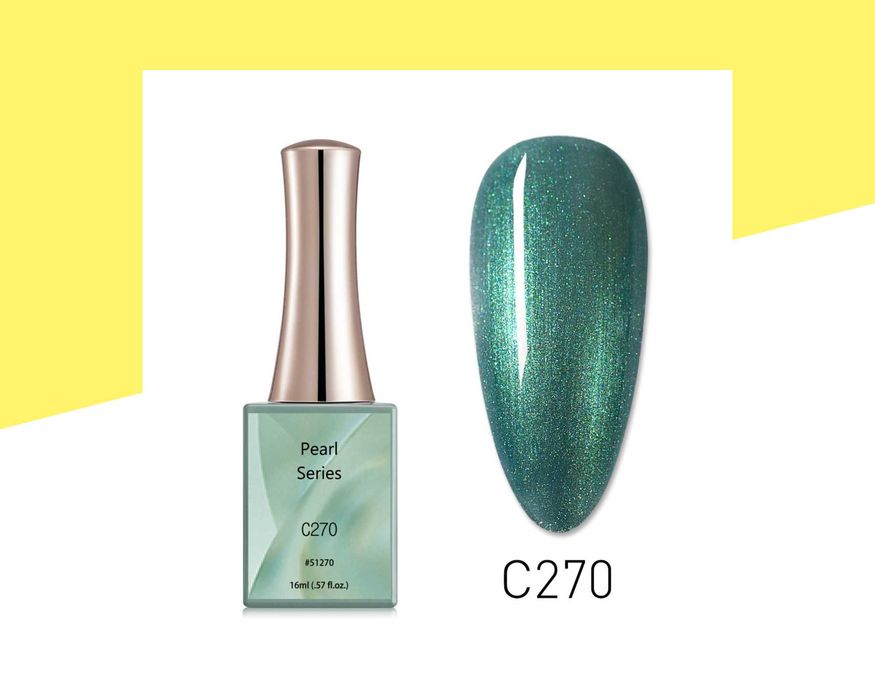 Професионален перлен UV/LED гел лак серия "Pearl" CANNI - 16 мл.