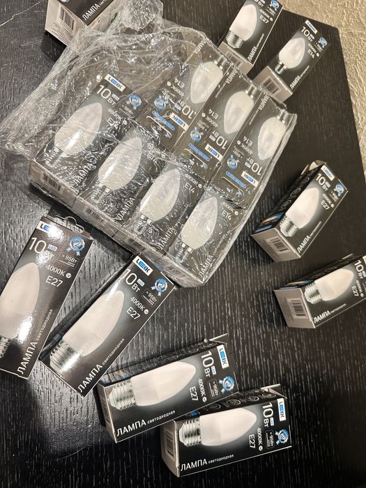 Лампочки свеча новые