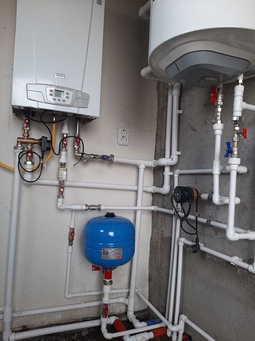Отопление, водопровод, котел