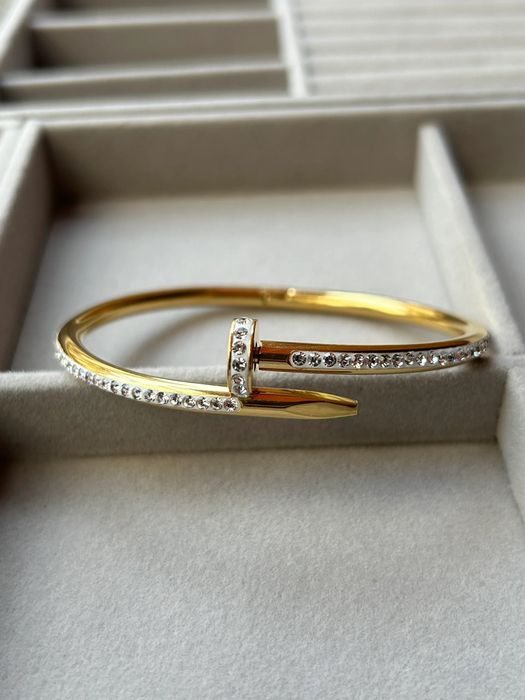 Хит Гривна Пирон Cartier Juste un Clou с камъни