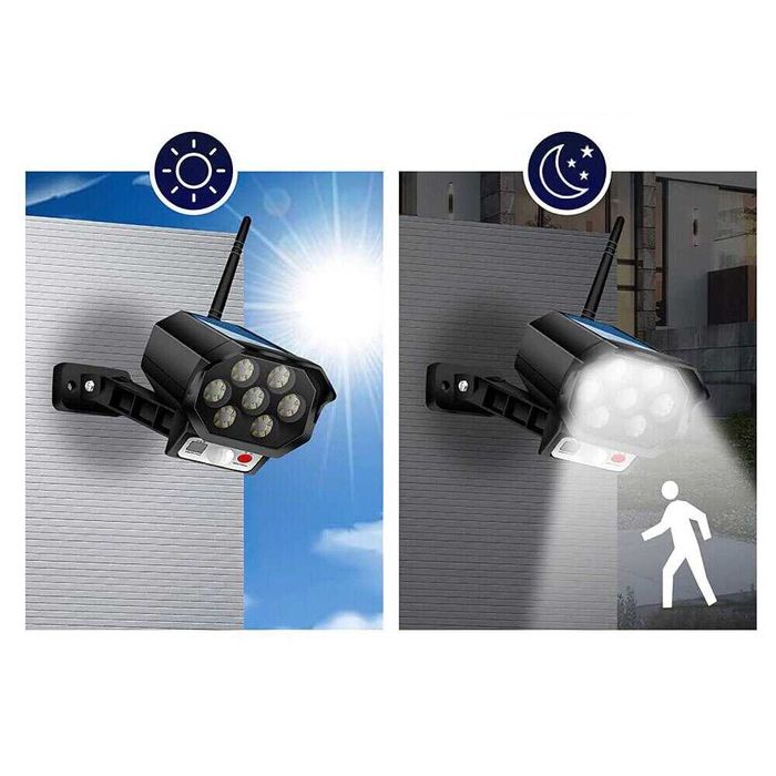 Соларна лампа тип камера за наблюдение BK36, 42 светодиода